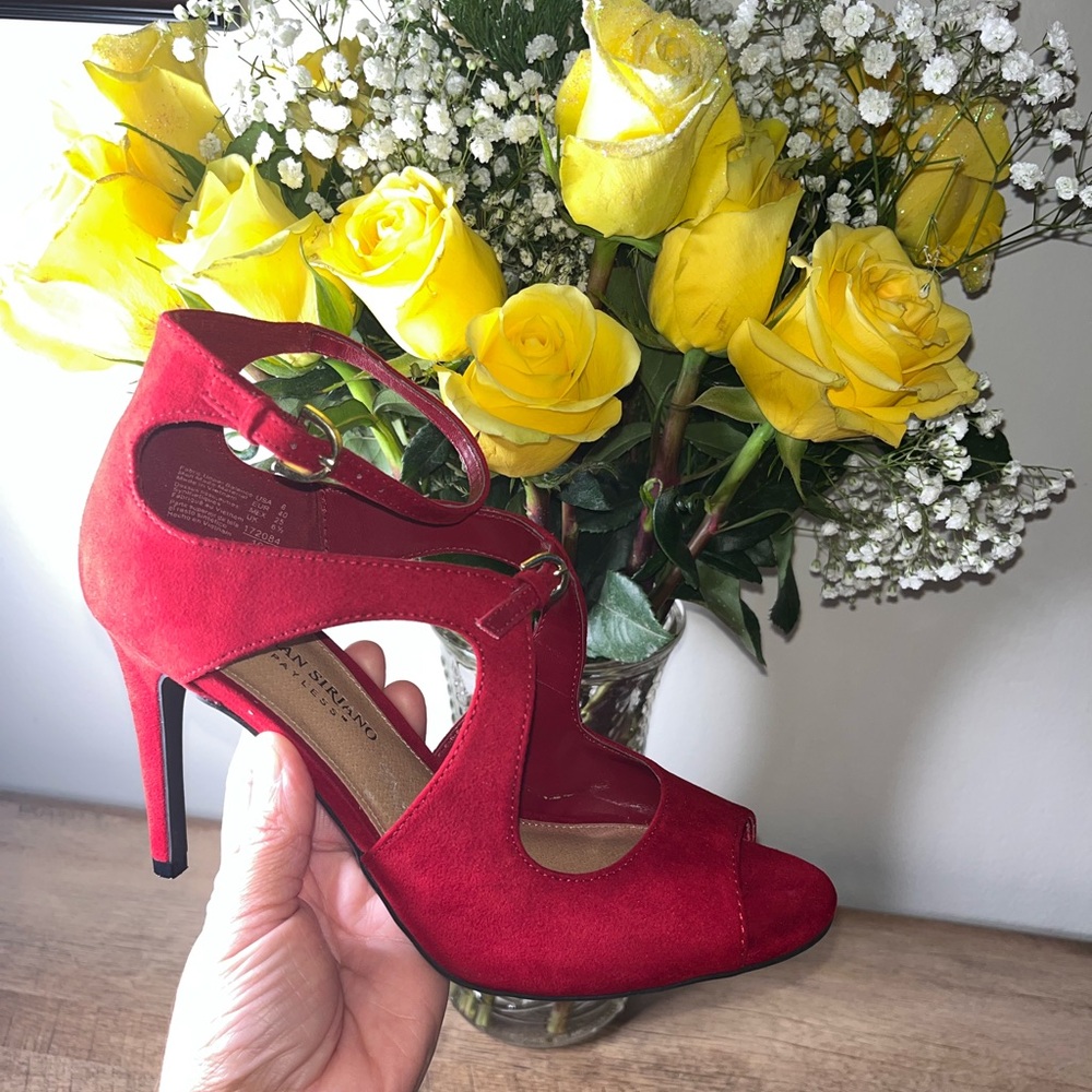 Women’s Red Heels Christian Siriano Red Jinger Size 8